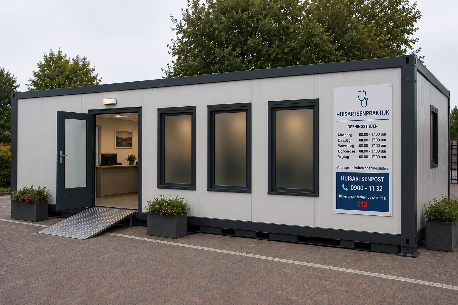 Een noodspreekuur en containers voor startende huisartsen om huisartsenprobleem in Alkmaar op te los